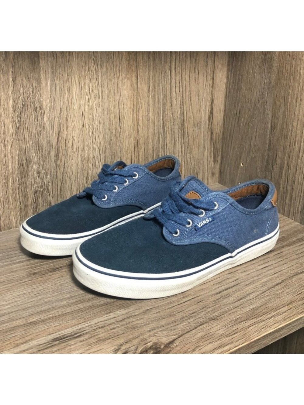 Vans Chima Ferguson Pro Sydney Blue Suede Canvas Youth 4.5 Womens 6
